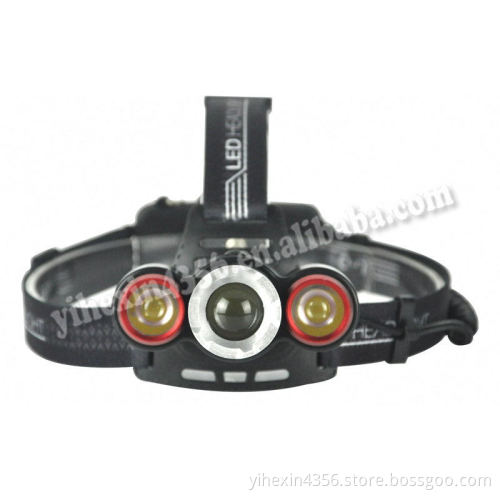 Boruit XML T6 High Power 10W Zoom Long Range Rechargeable LED Headlamp